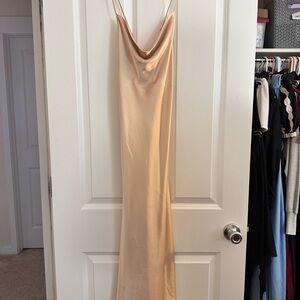 Show Me Your MuMu Cream Midi Dress